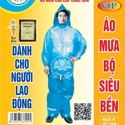 Áo mưa bộ siêu bền dành cho người lao động